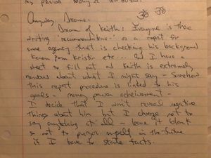 A page from Gina's diary reveals Keith was on her mind up until the day she died. Did she pose a threat to Keith Raniere at a critical time - in 2002 - when he was reeling in the Bronfman sisters and trying for Edgar Bronfman Sr, too?