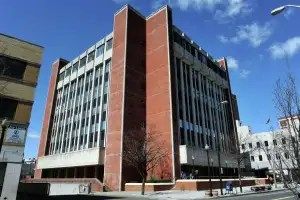 The Fairfield County Courthouse in Bridgeport, Connecticut.