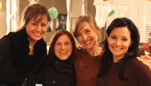 Siobhan with Allison Mack and Sarah Edmondson