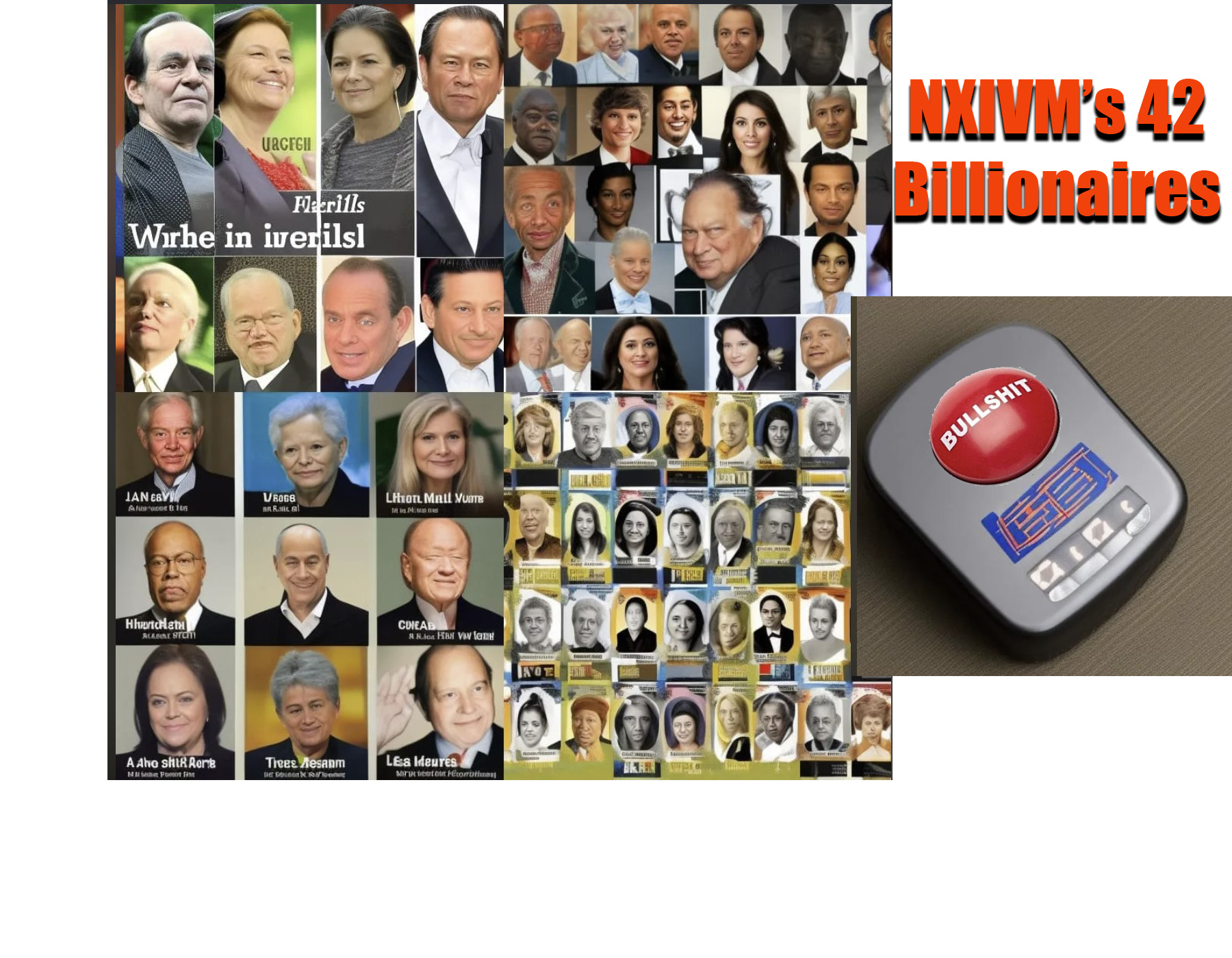 Marc Elliot’s NXIVM Claim: 42 Billionaires; & Raniere’s Take Home IQ Test