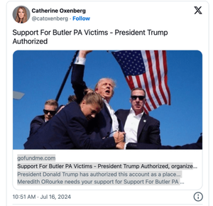 catherine Oxenberg donald trump