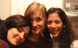 Sarah Edmondson, Allison Mack and Dani Padilla.