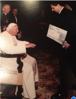 Fritsch handi the first MCY MP3 Player to Pope Jean Paul II. Fritsch also published the pope's music, Songs for the Vatican.
