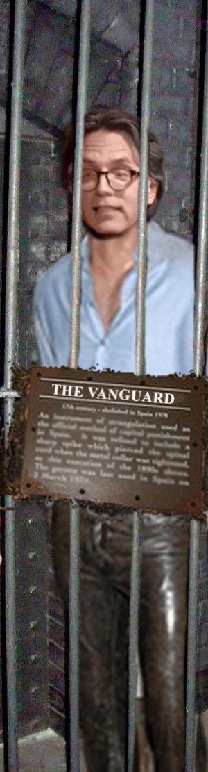 Not a real photo: Keith Alan Raniere AKA Vanguard, if convicted, will likely be assigned a maximum security prison - just like the one Whitey Bulger spent the last few hours of his life.