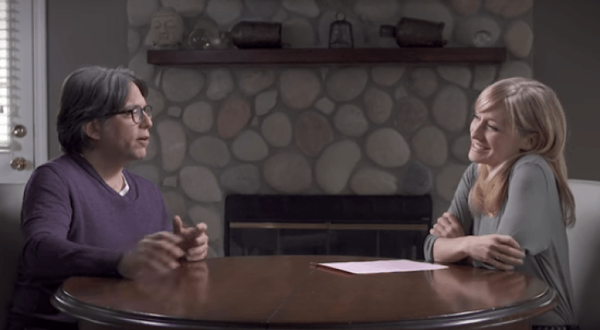 Slavemaster Keith Raniere with Allison Mack