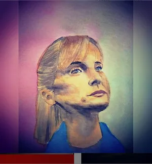 MK10ART's painting of tragic Allison Mack.