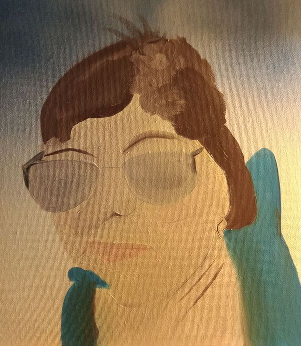 Marie White's portrait of Nancy Salzman