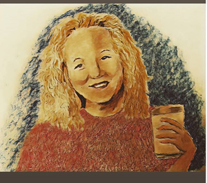 MK10ART's painting of Barbara Bouchey