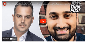 Samir Rao, right, chose to impersonate YouTube exec Alex Piper. He didn't get away with it.