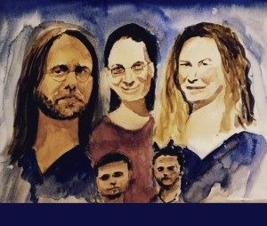 MK10ART, Keith Raniere, Clare and Sara Bronfman and below Eduardo Asunsolo and Suneel Chakravorty