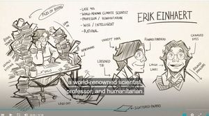 In a proposed Nxivm cartoon series, Carbon Crimes, Erik Einhaert is a thinly disguised Keith Raniere who is brilliant and wonderful.