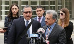 Ranie3re's lead attorneys, Marc Agnifilo [l] and Paul DerOhanessian [r]