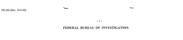 FBI 302 form