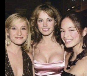 Allison Mack, Erica Durance and Kristin Kreuk