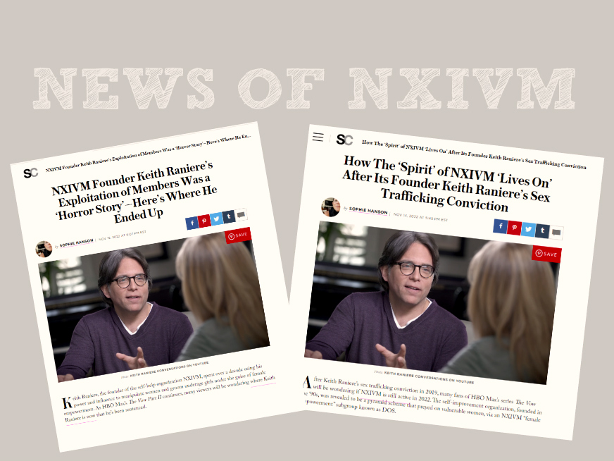 News of NXIVM: the ‘Vanguard’ and His Loyal Followers