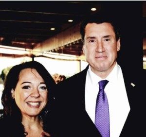 John Flynn with close friend Renee Zeno