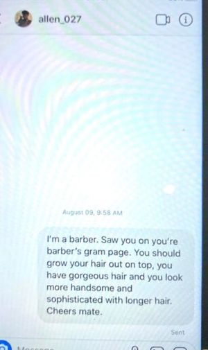 Bizarrely, Hollywood TV writer and lawyer, Chris Ambrose, trolls the internet pretending to be a barber.