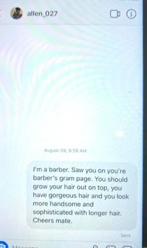 Bizarrely, Hollywood TV writer and lawyer, Chris Ambrose, trolls the internet pretending to be a barber.