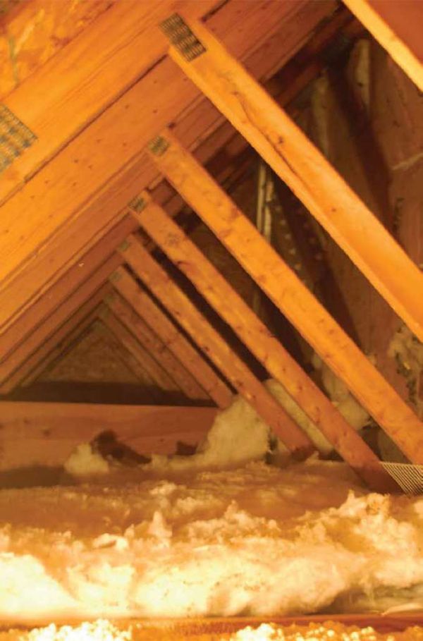The cash was hideen all over the place, including the insulated attic.