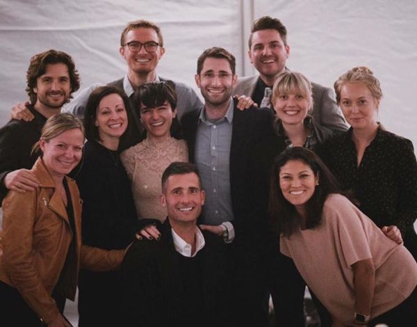 They always smile for cameras: Michel Chernitzky, Amanda Rose Canning, Lauren Salzman, Chris Pearson-Smith, Karlyn Bochicchio, Andrew Pollard, Brian Elliot, Nathaniel Reagan, Nicki Clyne, Angelica Hinojos and India Oxenberg.