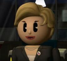 Allison Mack character. Her voice is used on a Girls By Design video.