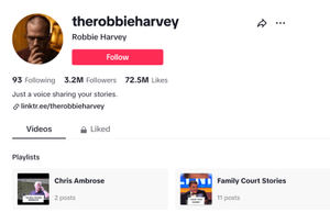 Robbie Harvey TikTok