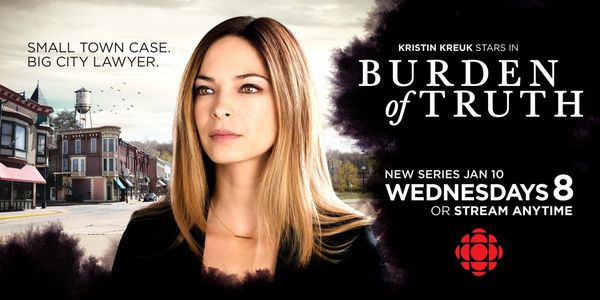 Kristin Kreuk plays a brave lawyer on the  Canadian taxpayer funded TV show Burden of Truth.
Her character risks her career to protect young women.