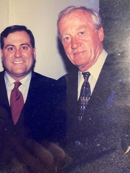 2010 Pigeon with Mike Fitzpatrick, National Secretary Treasurer of Ironworkers Union