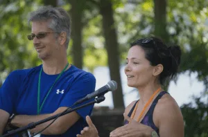 Mark Vicente and Sarah Edmondson at VWeek