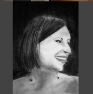 Lauren Salzman, a sketch by MK10ART