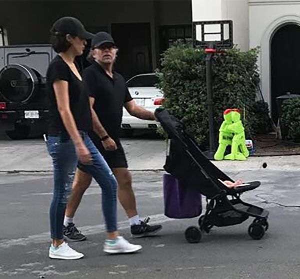 Mariana and Keith Raniere with their son in 2017.