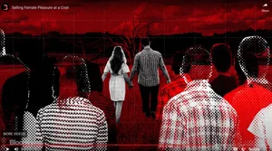 Rather than use real photos, Bloomberg used fakes to mislead its audience - like this phony picture of a wedding at OneTaste