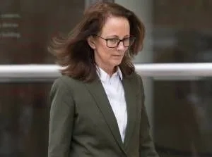 Kathy Russell heads to court.