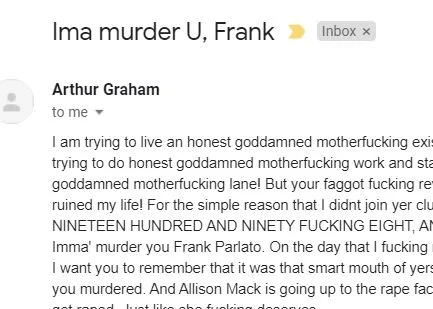 I Get Death Threat from Man Who Also Threatens Allison Mack, Kristin Kreuk – I Report It to Police