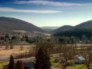 Milesburg, PA, population 1084,