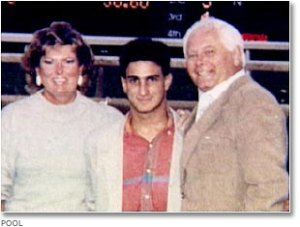 Marty with his parents. He not only lost them when he was 17, but went to prison for their murders for 17 years.
