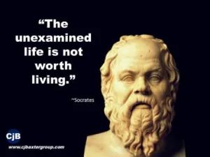 The unexamined life is not worth living" is a famous dictum supposedly uttered by Socrates at his trial for impiety and corrupting youth, for which he was subsequently sentenced to death. The dictum is recorded in Plato's Apology as ho dè anexétastos bíos ou biōtòs anthrṓpōi.