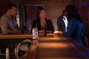 Kreuk and Mooney in "Burden of Truth"