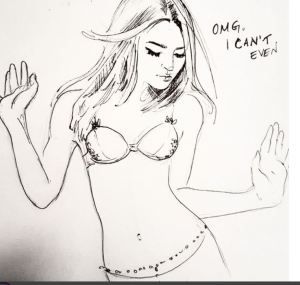 ... take off her belly chain?