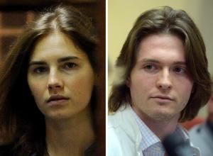 Amanda Knox and her boyfriend at the time of the murder, Raffaele Sollecito.