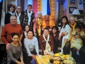 LAma Wangdu and family and minions.
