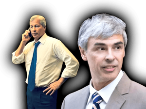JPMorgan's Dimon and Google's Page.