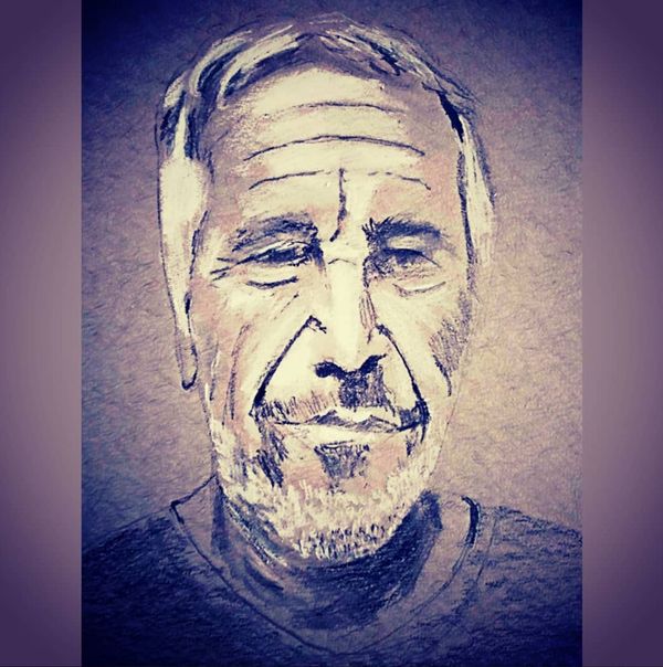 Mk10ART Portrait of Jeffrey Epstein