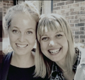 India Oxenberg and Nicki Clyne.