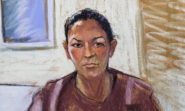 Courtroom sketch of Ghislaine Maxwell