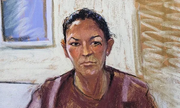 Courtroom sketch of Ghislaine Maxwell