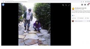 Paving at The Movement Center, free labor.