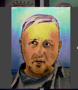 MK10Art painting of Frank Parlato