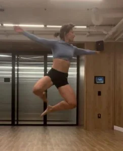 Danielle Roberts dancing