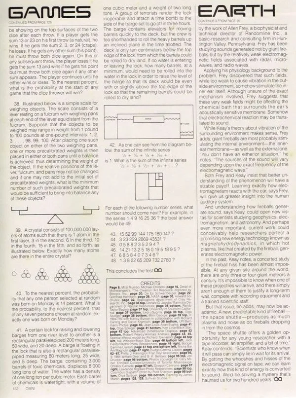 Omni Science Fiction Mega Test IQ Page 3